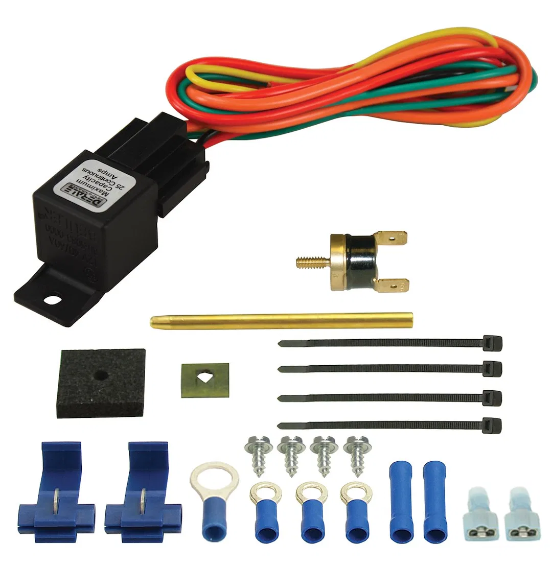 16738 – DERALE Coolant Fan Temperature Switch, 180 Degrees Fahrenheit Turn On Temperature/ Preset 15 Degrees Fahrenhe...